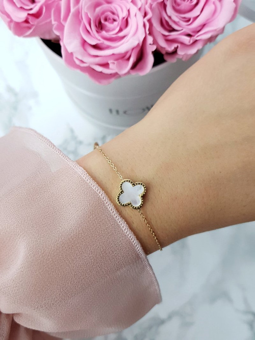 Жіночий браслет-ланцюжок Flower Gold Selene