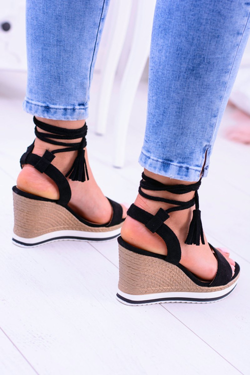 Жіночі чорні сандалі Anchor