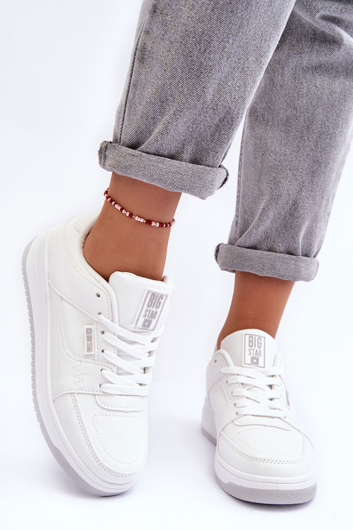 Жіноче спортивне взуття Кросівки Big Star MM274354 Білі