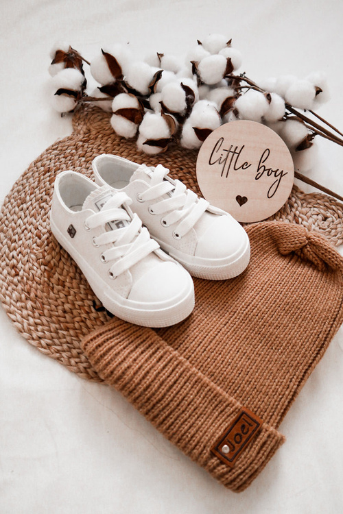 Дитячі шкіряні кросівки BIG STAR JJ374310 Білі