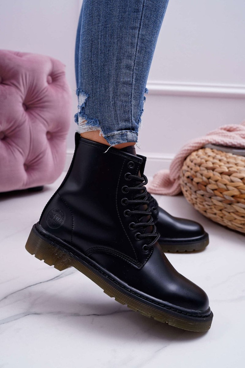 Жіночі черевики Trapper Glans Big Star Leather Black EE274001