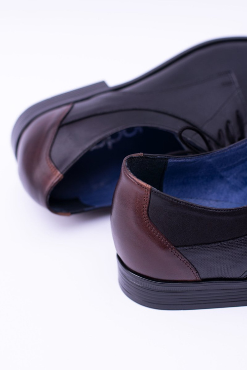 Нікопольські чоловічі чорні шкіряні традиційні напівчоботи Visiting