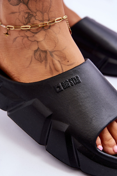 Жіночі легкі пінні тапочки Big Star LL274594 Чорні