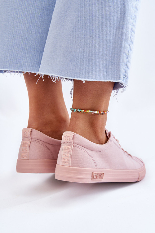 Жіночі низькі кросівки Big Star LL274059 Рожеві