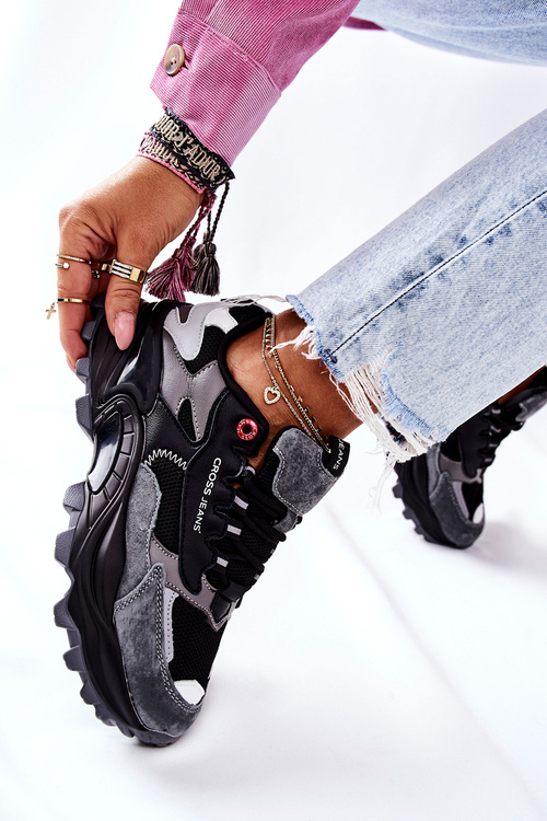 Жіноче спортивне взуття Cross Jeans Black Grey II2R4019C