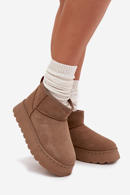 Жіночі Снігоступи На Платформі Утеплені Пухом Хакі Весірае