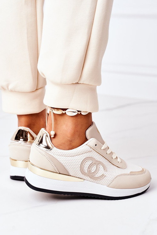 Жіноче спортивне взуття Кросівки Бежеві Under Control