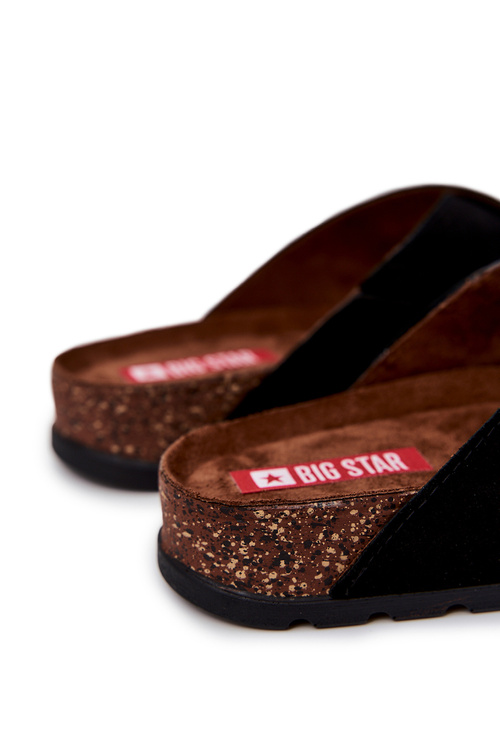 Чоловічі зручні тапочки Big Star JJ176005 Чорні