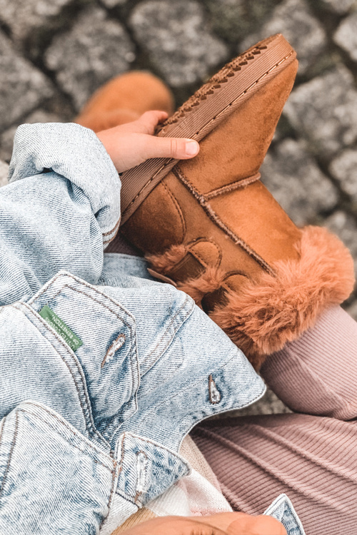 Дитячі утеплені сноуборди з бантами D.KhakiFunky