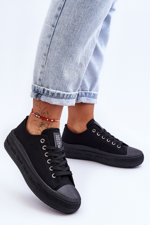 Жіночі кросівки на платформі Big Star LL274A176 Чорні