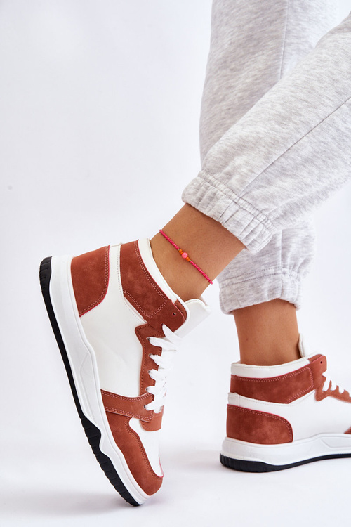 Високе жіноче спортивне взуття Кросівки білого кольору та Camel Rumor