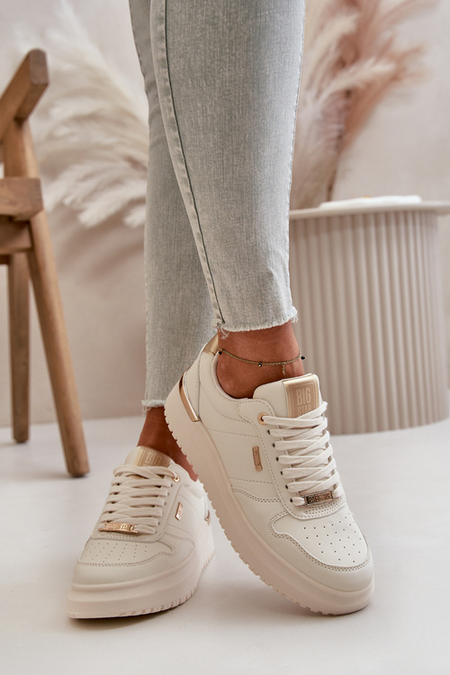 Жіночі кросівки на платформі Big Star OO274757 HI-POLY SYSTEM Білі