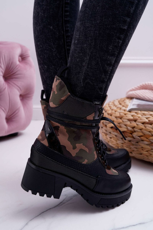 Чоботи жіночі високі чорні Moro Trappers Nemtere