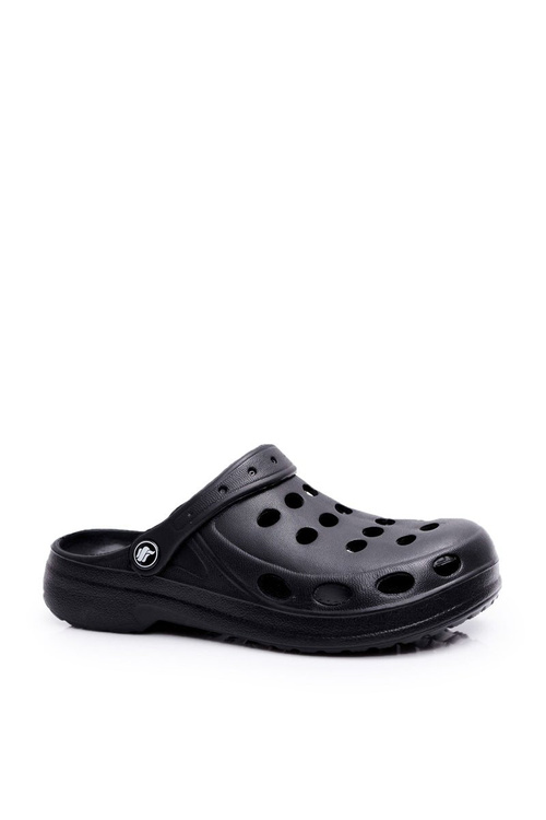 Жіночі шльопанці чорного кольору з піни EVA в крапки