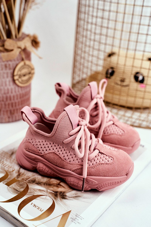 Дитяче спортивне взуття замшева рожева Volema