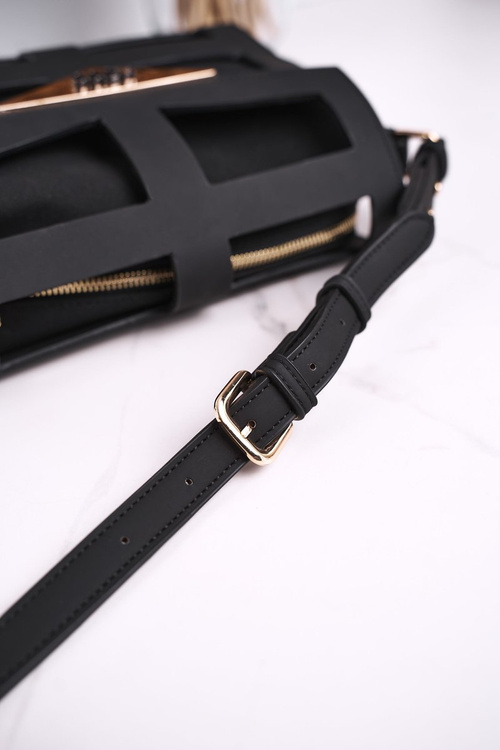 Гаманець маленький жіночий NOBO NBAG-H4201-C020 чорний матовий