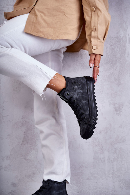 Жіночі кросівки Big Star High Warm Black GG274069