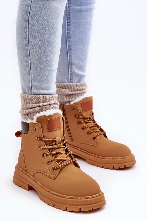 Жіночі черевики Trapper на флісовій підкладці Camel Fenan