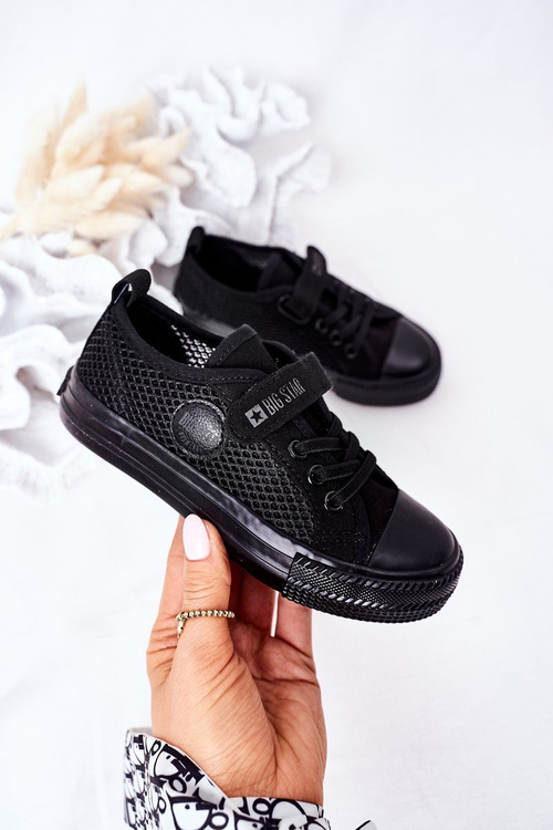 Дитячі кросівки з сіткою BIG STAR HH374015 Чорні