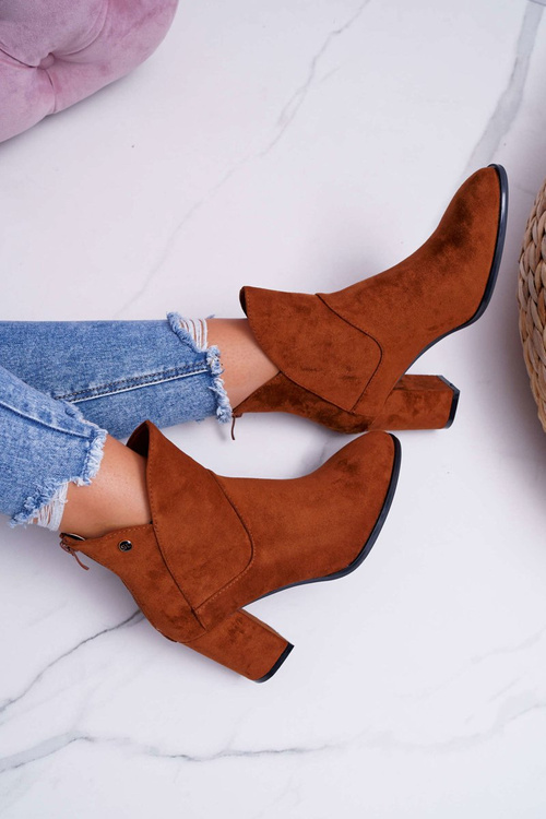 Жіночі чоботи на підборах Sergio Leone Camel BT525