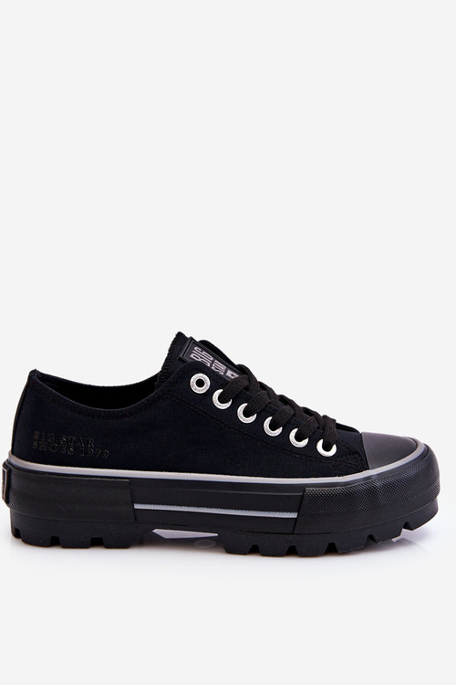 Тканинні кросівки на платформі Big Star LL274149 Чорні
