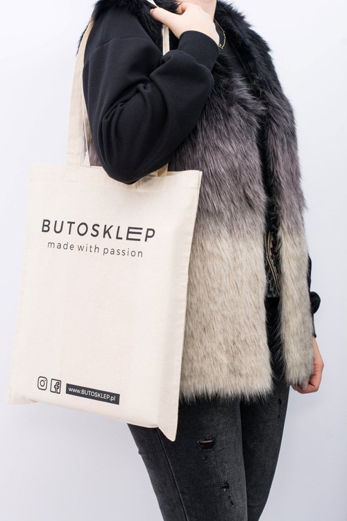 Бежева полотняна сумка Butosklep.co.uk