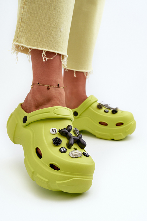 Жіночі легкі шльопанці з поролону на масивній підошві Lime Matirra