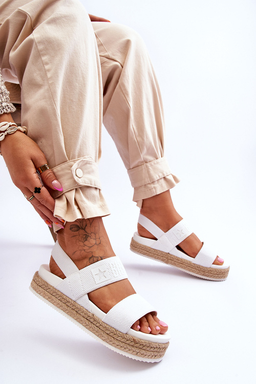 Жіночі босоніжки Big Star LL274857 Білі