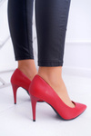 Туфлі Sergio Leone Matte Stiletto Red Feliciana