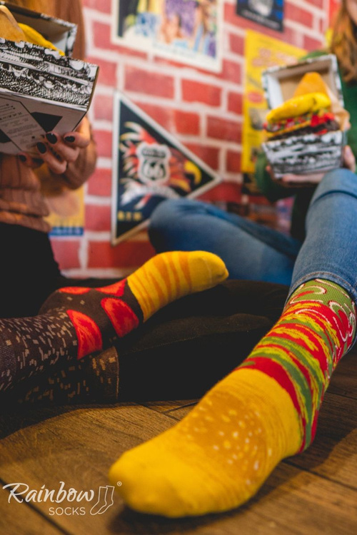 Шкарпетки Rainbow Socks Burger Socks 2 пари