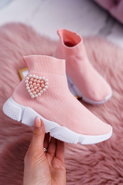 Дитяче спортивне взуття на ковзанах Pink Sammy
