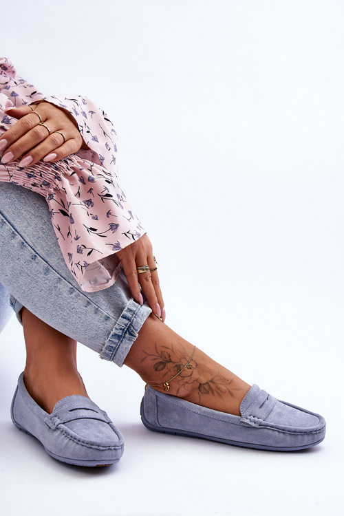 Жіночі замшеві мокасини Blue Lenvie