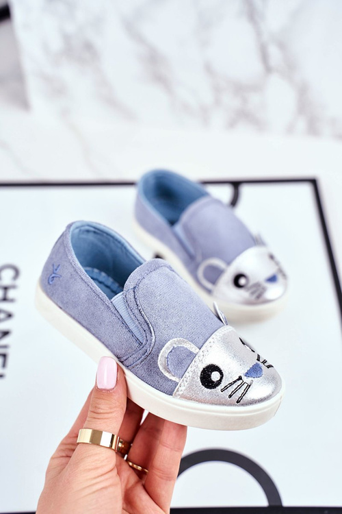 Дитяче взуття Кросівки слипони з цукерками Mouse Blue