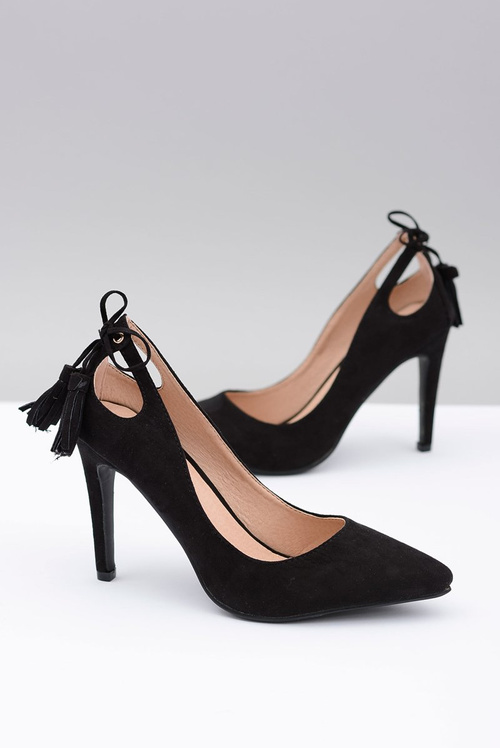 Жіночі чорні замшеві туфлі Loona Lu Boo