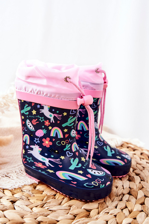 Дитячі гумові чоботи-калоші Navy Unicorn Alemanie