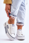 Жіночі кросівки на платформі Lee Cooper LCW-23-31-1802L білі