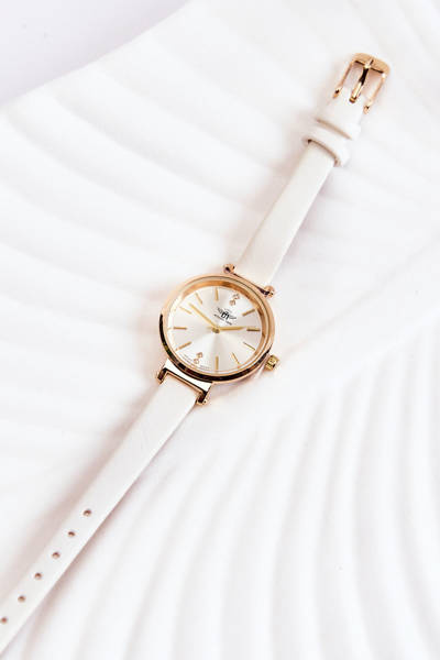 Жіночий годинник Michael John Gold з кубічним цирконієм