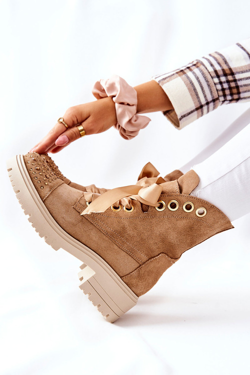 Замшеві робочі чоботи Tiered Lewski Shoes 3069 Sand