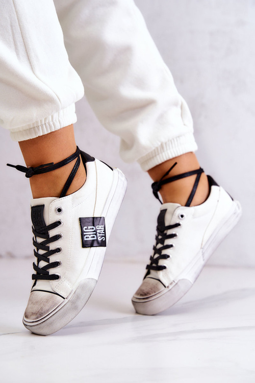 Жіночі кросівки BIG STAR JJ274350 Біло-чорні