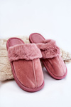 Жіночі класичні тапочки з хутром Рожеві лоріни