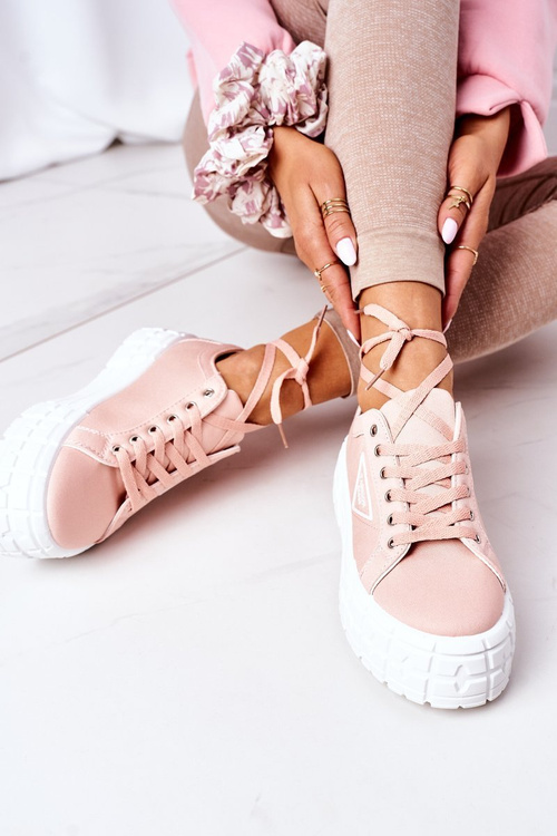 Жіночі кросівки на платформі Рожеві Big City Life