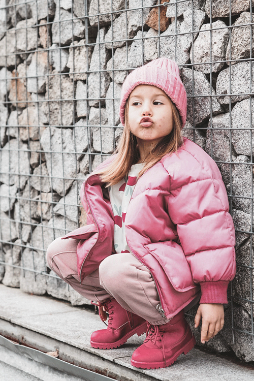 Дитячі черевики Trappers на блискавці кольору фуксії Dexter