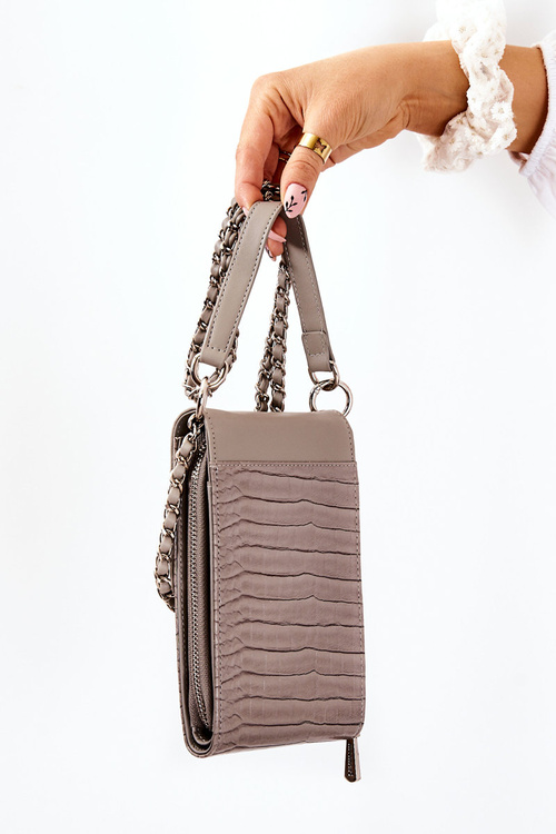 Маленька жіноча сумочка Monnari ETUA020-019 сіра