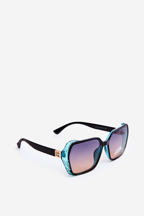 Жіночі градієнтні сонцезахисні окуляри UV400 чорно-сині