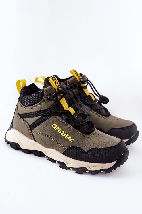 Дитяче трекінгове взуття Big Star GG374047 хакі