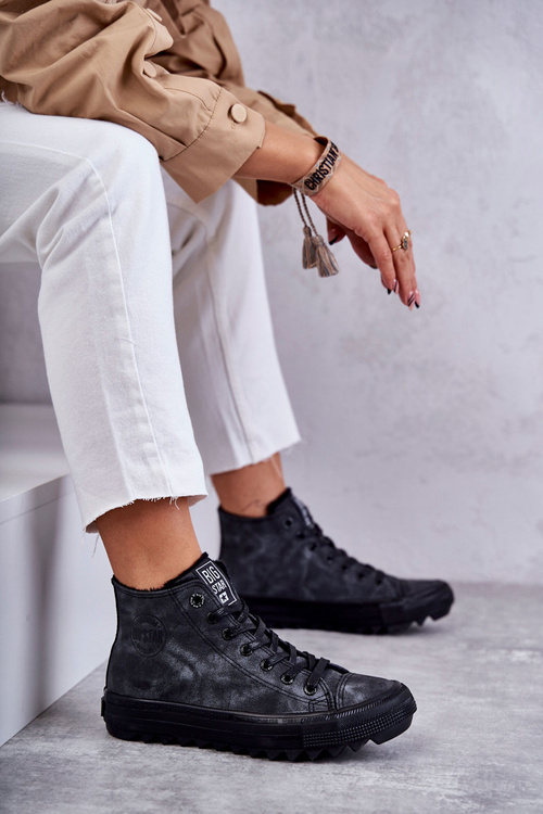 Жіночі кросівки Big Star High Warm Black GG274069