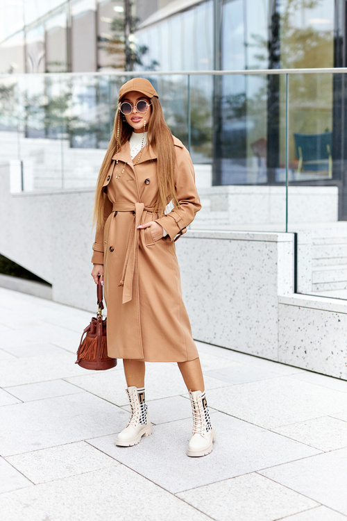 Чоботи на еластичній тканині Бежеві Love Story