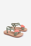 Дитячі босоніжки з сердечком 81997 Ipanema My First Baby Green