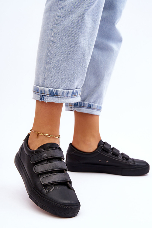 Класичні кросівки на липучці Big Star LL274A206 Чорні