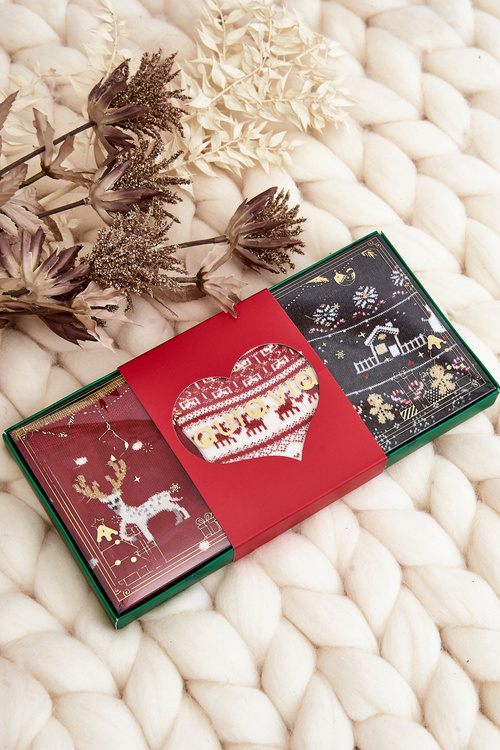 Жіночий набір святкових шкарпеток 3 шт